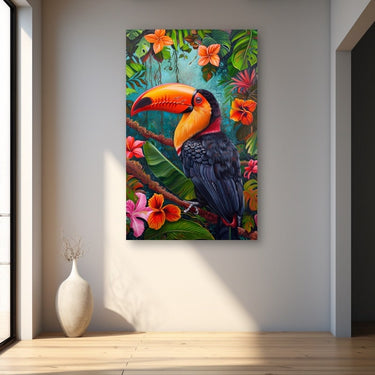 Acrylic Toucan Painting